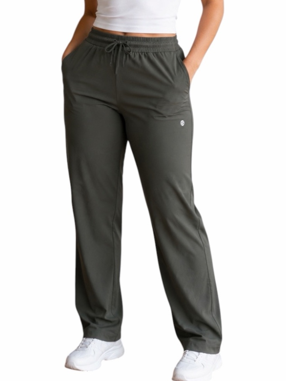 G Gradual Large Green Pull On Performance Pants Athletic Athleisure